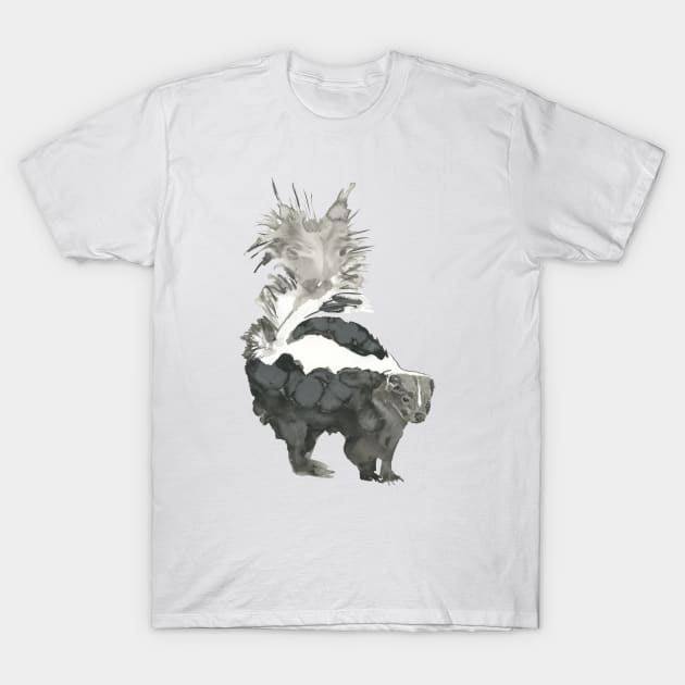 Skunk Painting T-Shirt by Bollocks